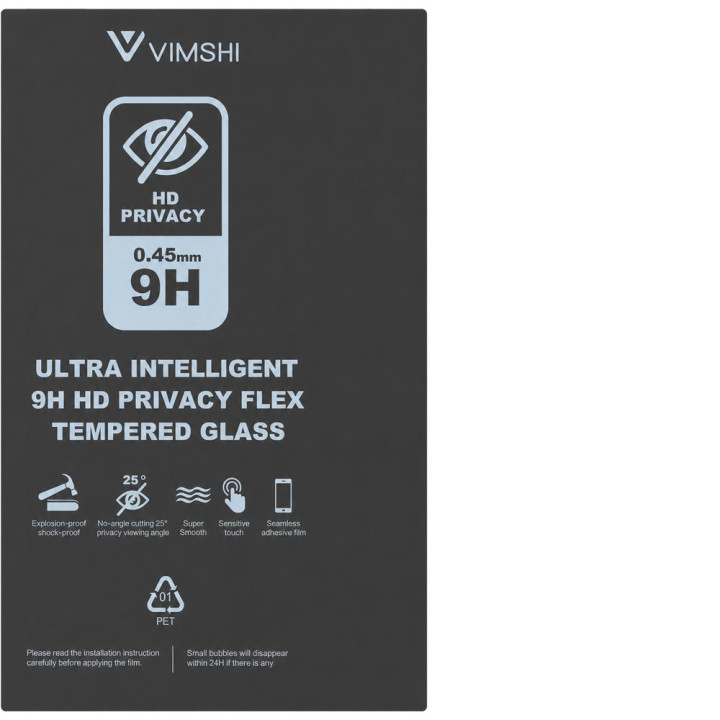 Протиударна захисна плівка антишпигун Vimshi Ultra 9H Privacy Flex для Motorola Moto E14