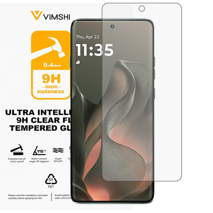 Противоударная защитная пленка Vimshi Ultra 9H Clear Flex для Motorola Edge 2025