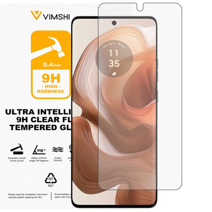 Протиударна захисна плівка Vimshi Ultra 9H Clear Flex для Motorola Edge 50 Ultra
