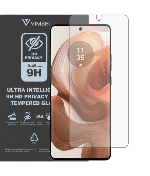 Противоударная защитная пленка антишпион Vimshi Ultra 9H Privacy Flex для Motorola Edge 50 Ultra