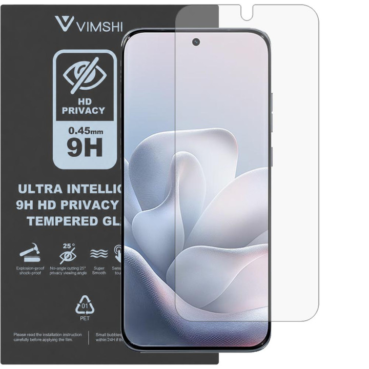 Противоударная защитная пленка антишпион Vimshi Ultra 9H Privacy Flex для Motorola Edge 70 Fusion