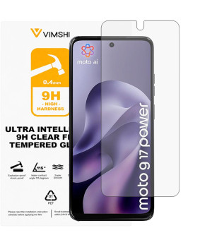 Противоударная защитная пленка Vimshi Ultra 9H Clear Flex для Motorola Moto G17 Power