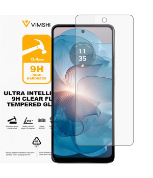 Противоударная защитная пленка Vimshi Ultra 9H Clear Flex для Motorola Moto G24 Power