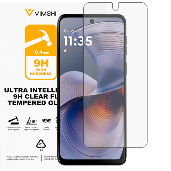 Протиударна захисна плівка Vimshi Ultra 9H Clear Flex для Motorola Moto G55