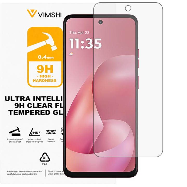 Протиударна захисна плівка Vimshi Ultra 9H Clear Flex для Motorola Moto G57 Power