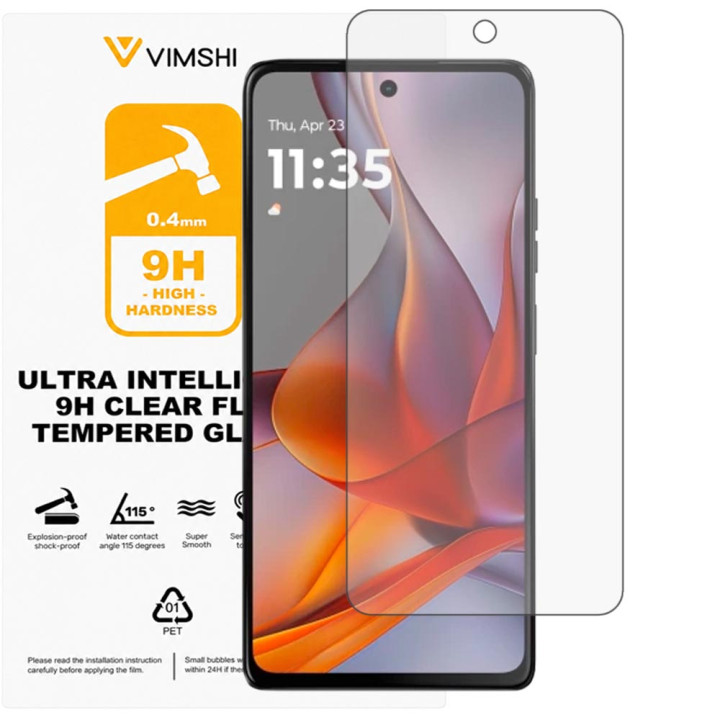 Протиударна захисна плівка Vimshi Ultra 9H Clear Flex для Motorola Moto G75