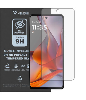 Противоударная защитная пленка антишпион Vimshi Ultra 9H Privacy Flex для Motorola Moto G75