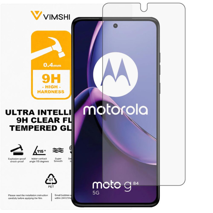 Протиударна захисна плівка Vimshi Ultra 9H Clear Flex для Motorola Moto G84