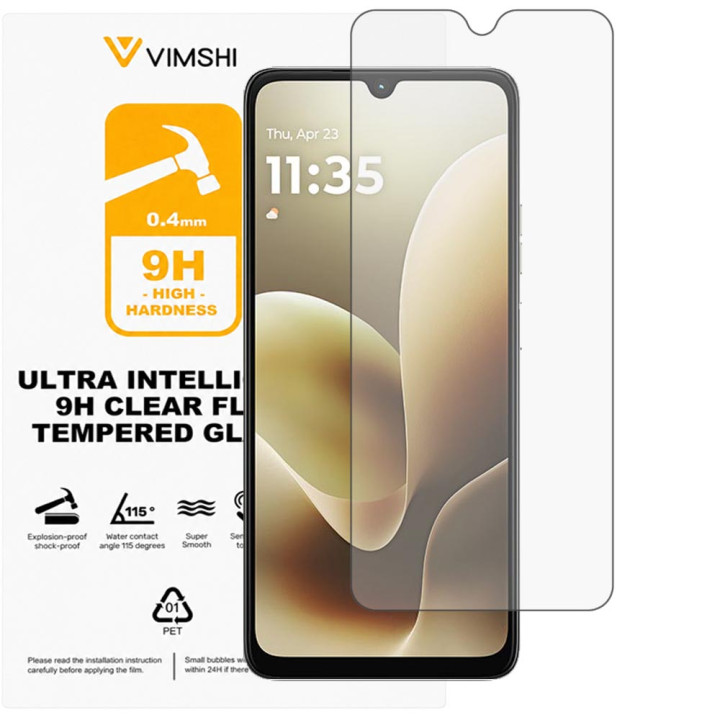 Противоударная защитная пленка Vimshi Ultra 9H Clear Flex для Motorola Moto G06 Power