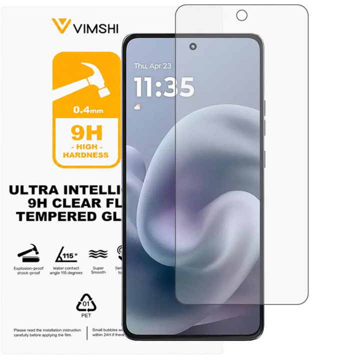 Протиударна захисна плівка Vimshi Ultra 9H Clear Flex для Motorola Moto G86 Power