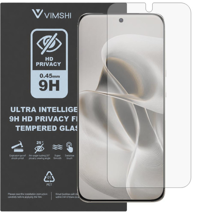 Протиударна захисна плівка антишпигун Vimshi Ultra 9H Privacy Flex для Motorola Edge 70 Pro