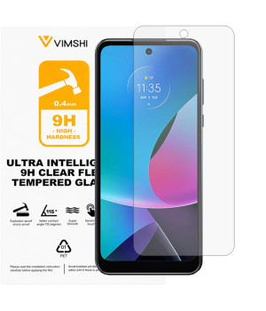 Противоударная защитная пленка Vimshi Ultra 9H Clear Flex для Motorola Moto G Play 2023