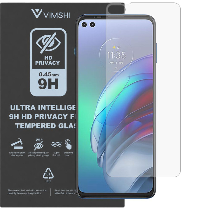 Протиударна захисна плівка антишпигун Vimshi Ultra 9H Privacy Flex для Motorola Moto G100