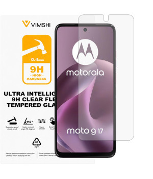 Противоударная защитная пленка Vimshi Ultra 9H Clear Flex для Motorola Moto G17
