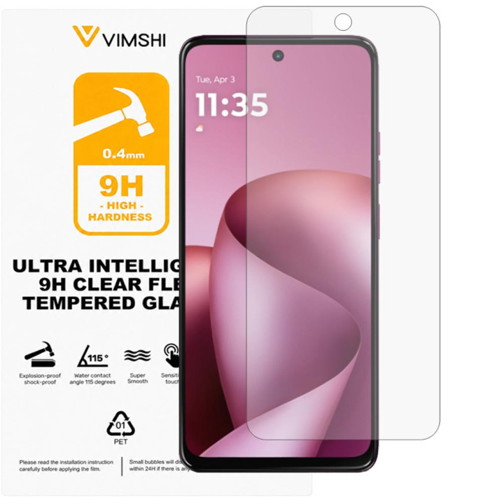 Протиударна захисна плівка Vimshi Ultra 9H Clear Flex для Motorola Moto G47