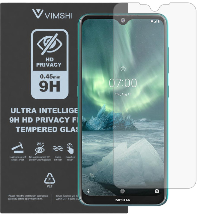 Протиударна захисна плівка антишпигун Vimshi Ultra 9H Privacy Flex для Nokia 7.2