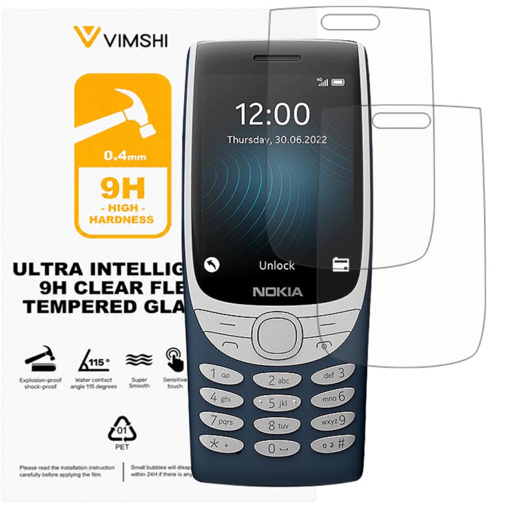Протиударна захисна плівка Vimshi Ultra 9H Clear Flex для Nokia 8210 4G