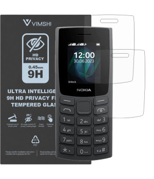 Противоударная защитная пленка антишпион Vimshi Ultra 9H Privacy Flex для Nokia 105 (2023)