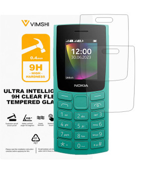 Противоударная защитная пленка Vimshi Ultra 9H Clear Flex для Nokia 106 (2023)