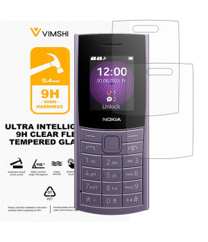 Противоударная защитная пленка Vimshi Ultra 9H Clear Flex для Nokia 110 4G (2023)
