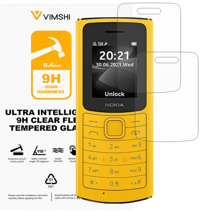Протиударна захисна плівка Vimshi Ultra 9H Clear Flex для Nokia 110 4G