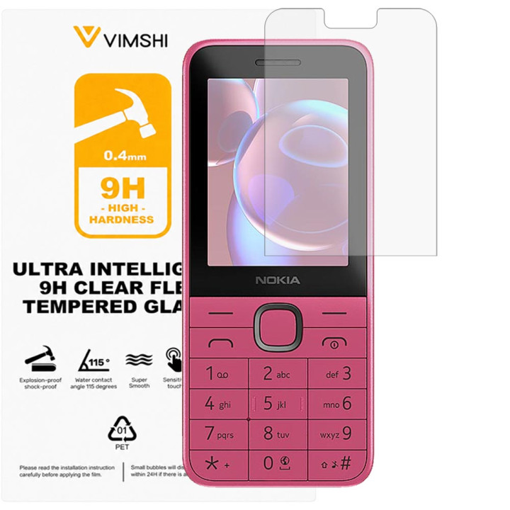 Протиударна захисна плівка Vimshi Ultra 9H Clear Flex для Nokia 225 4G (2024)