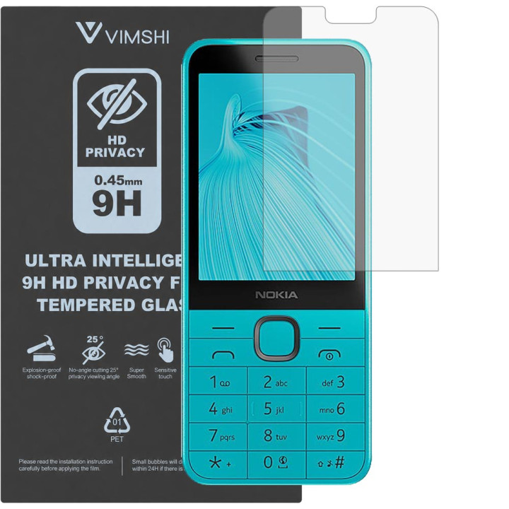 Протиударна захисна плівка антишпигун Vimshi Ultra 9H Privacy Flex для Nokia 235 4G (2024)