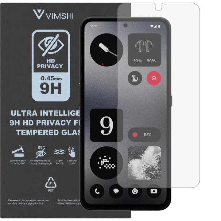 Протиударна захисна плівка антишпигун Vimshi Ultra 9H Privacy Flex для Nothing CMF Phone 1