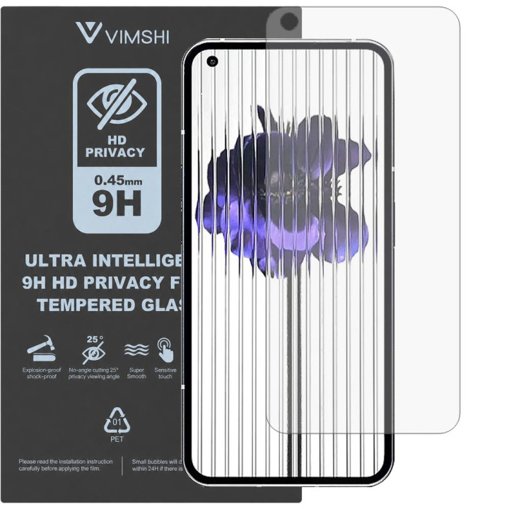 Протиударна захисна плівка антишпигун Vimshi Ultra 9H Privacy Flex для Nothing Phone (1)