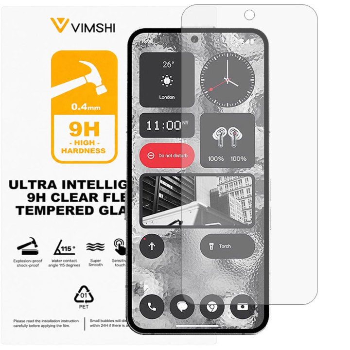 Протиударна захисна плівка Vimshi Ultra 9H Clear Flex для Nothing Phone (2)