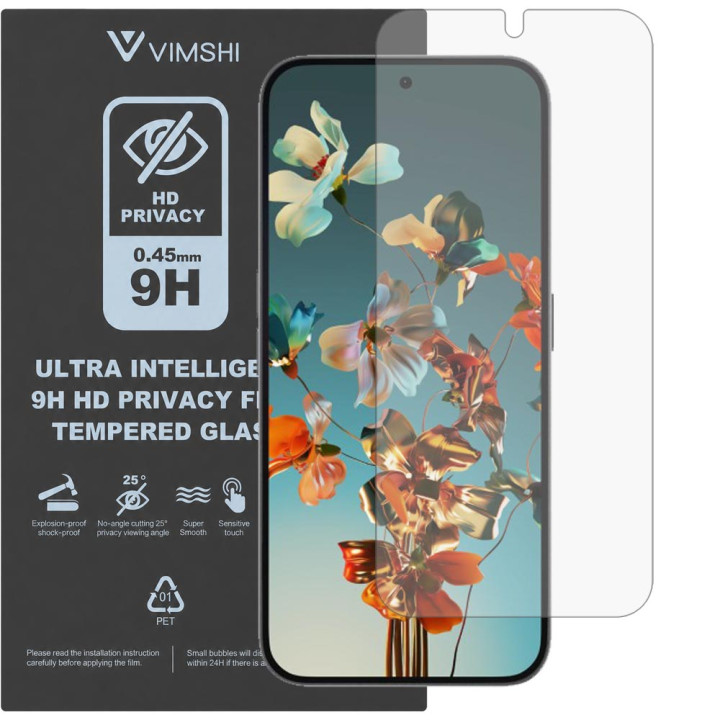 Протиударна захисна плівка антишпигун Vimshi Ultra 9H Privacy Flex для Nothing Phone (2a) Plus