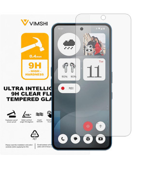 Противоударная защитная пленка Vimshi Ultra 9H Clear Flex для Nothing Phone (3a)