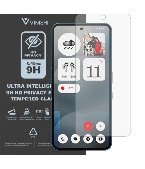 Протиударна захисна плівка антишпигун Vimshi Ultra 9H Privacy Flex для Nothing Phone (3a)