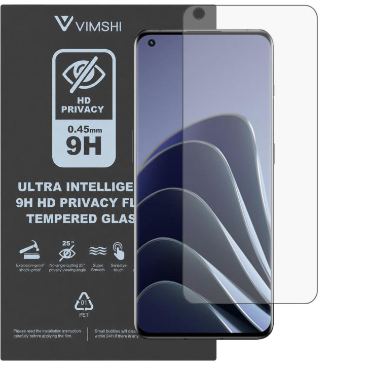 Протиударна захисна плівка антишпигун Vimshi Ultra 9H Privacy Flex для OnePlus 10 Pro