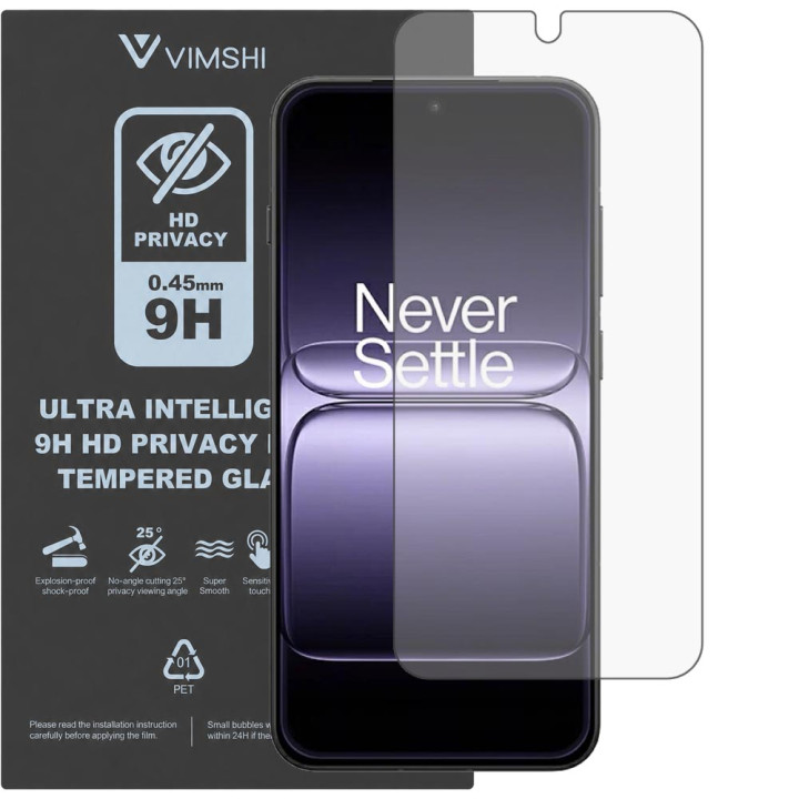Протиударна захисна плівка антишпигун Vimshi Ultra 9H Privacy Flex для OnePlus 13T