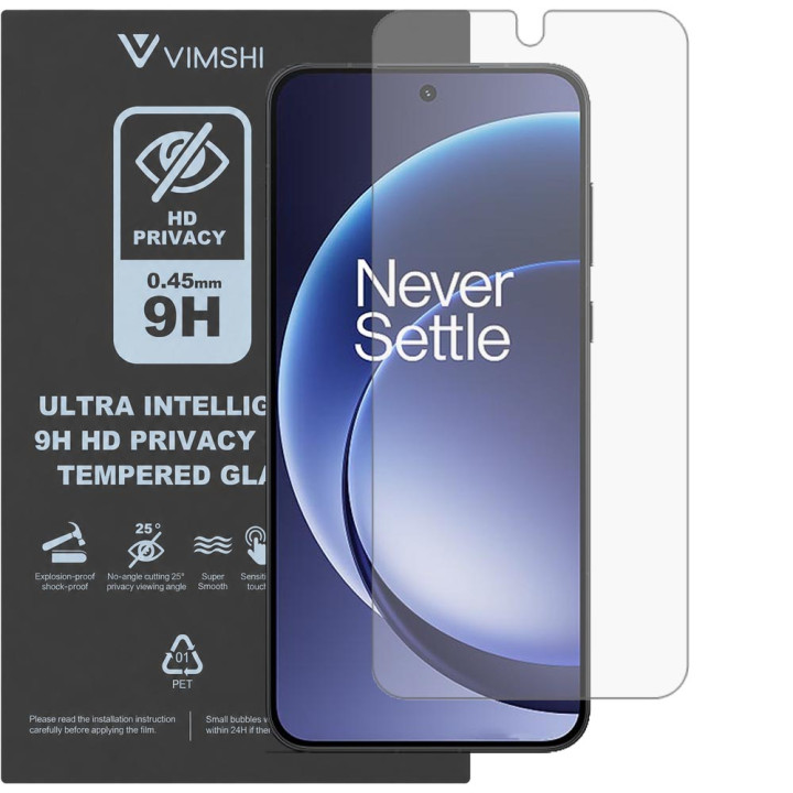 Протиударна захисна плівка антишпигун Vimshi Ultra 9H Privacy Flex для OnePlus 15R
