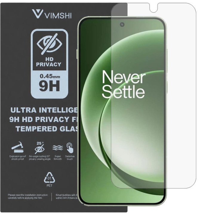 Протиударна захисна плівка антишпигун Vimshi Ultra 9H Privacy Flex для OnePlus 15T