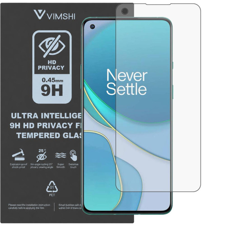 Протиударна захисна плівка антишпигун Vimshi Ultra 9H Privacy Flex для OnePlus 8T+