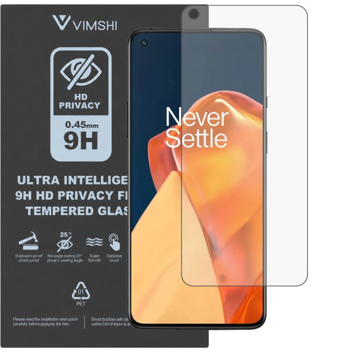 Протиударна захисна плівка антишпигун Vimshi Ultra 9H Privacy Flex для OnePlus 9R