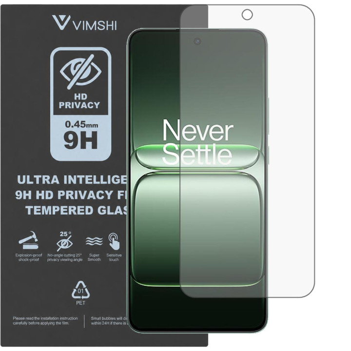 Протиударна захисна плівка антишпигун Vimshi Ultra 9H Privacy Flex для OnePlus Ace 5 Racing