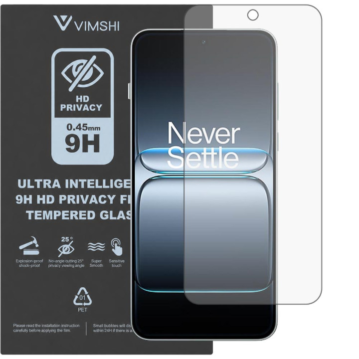 Протиударна захисна плівка антишпигун Vimshi Ultra 9H Privacy Flex для OnePlus Ace 5 Ultra