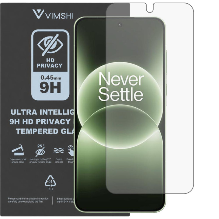 Протиударна захисна плівка антишпигун Vimshi Ultra 9H Privacy Flex для OnePlus Ace 6T