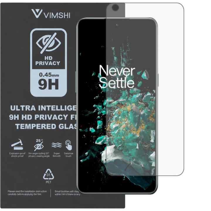 Протиударна захисна плівка антишпигун Vimshi Ultra 9H Privacy Flex для OnePlus Ace Pro