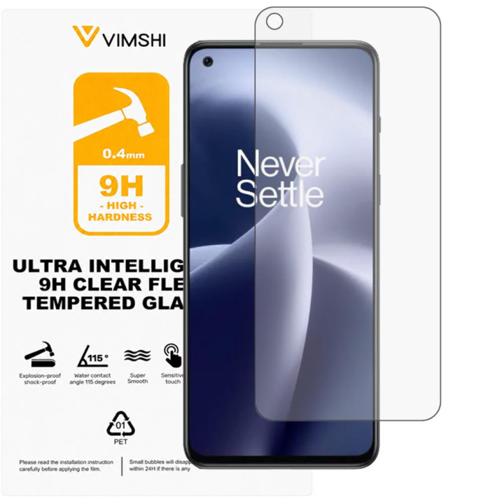 Противоударная защитная пленка Vimshi Ultra 9H Clear Flex для OnePlus Nord 2T 5G