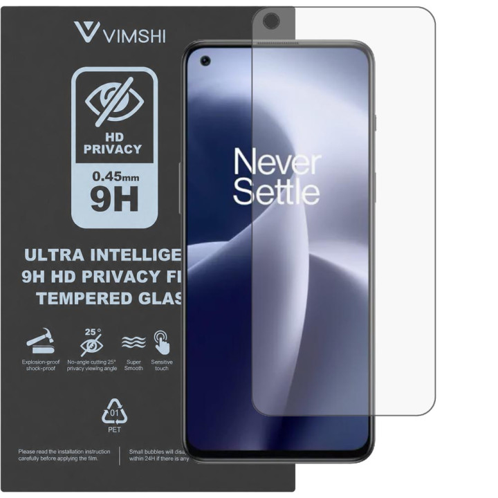 Протиударна захисна плівка антишпигун Vimshi Ultra 9H Privacy Flex для OnePlus Nord 2T 5G
