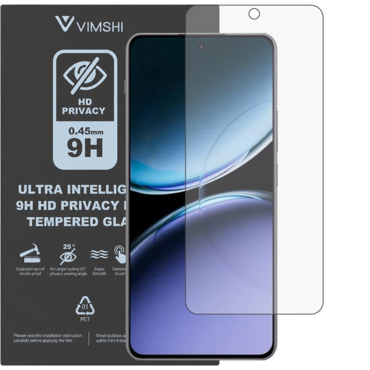 Протиударна захисна плівка антишпигун Vimshi Ultra 9H Privacy Flex для OnePlus Nord 4