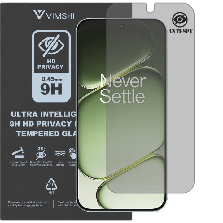Протиударна захисна плівка антишпигун Vimshi Ultra 9H Privacy Flex для OnePlus Nord 6 5G