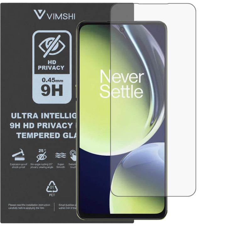 Протиударна захисна плівка антишпигун Vimshi Ultra 9H Privacy Flex для OnePlus Nord CE 3 Lite