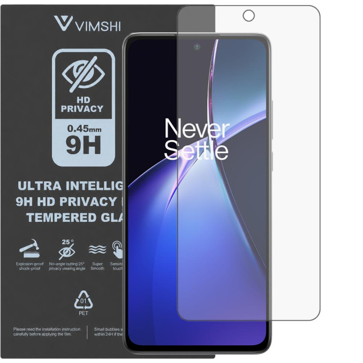 Протиударна захисна плівка антишпигун Vimshi Ultra 9H Privacy Flex для OnePlus Nord CE4 Lite
