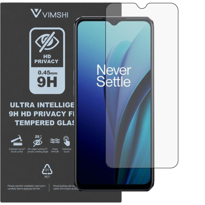 Протиударна захисна плівка антишпигун Vimshi Ultra 9H Privacy Flex для OnePlus Nord N20 SE